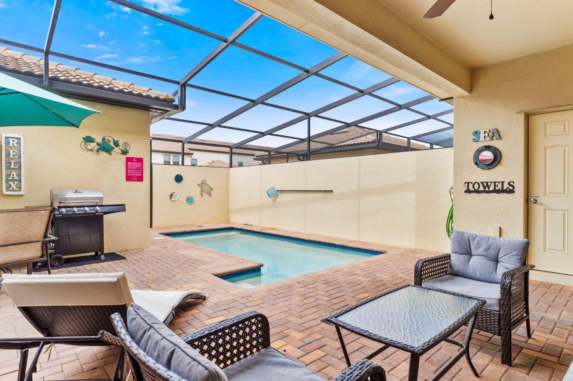 Townhome With Private Pool, Bbq & Free Waterpark Kissimmee Exterior foto
