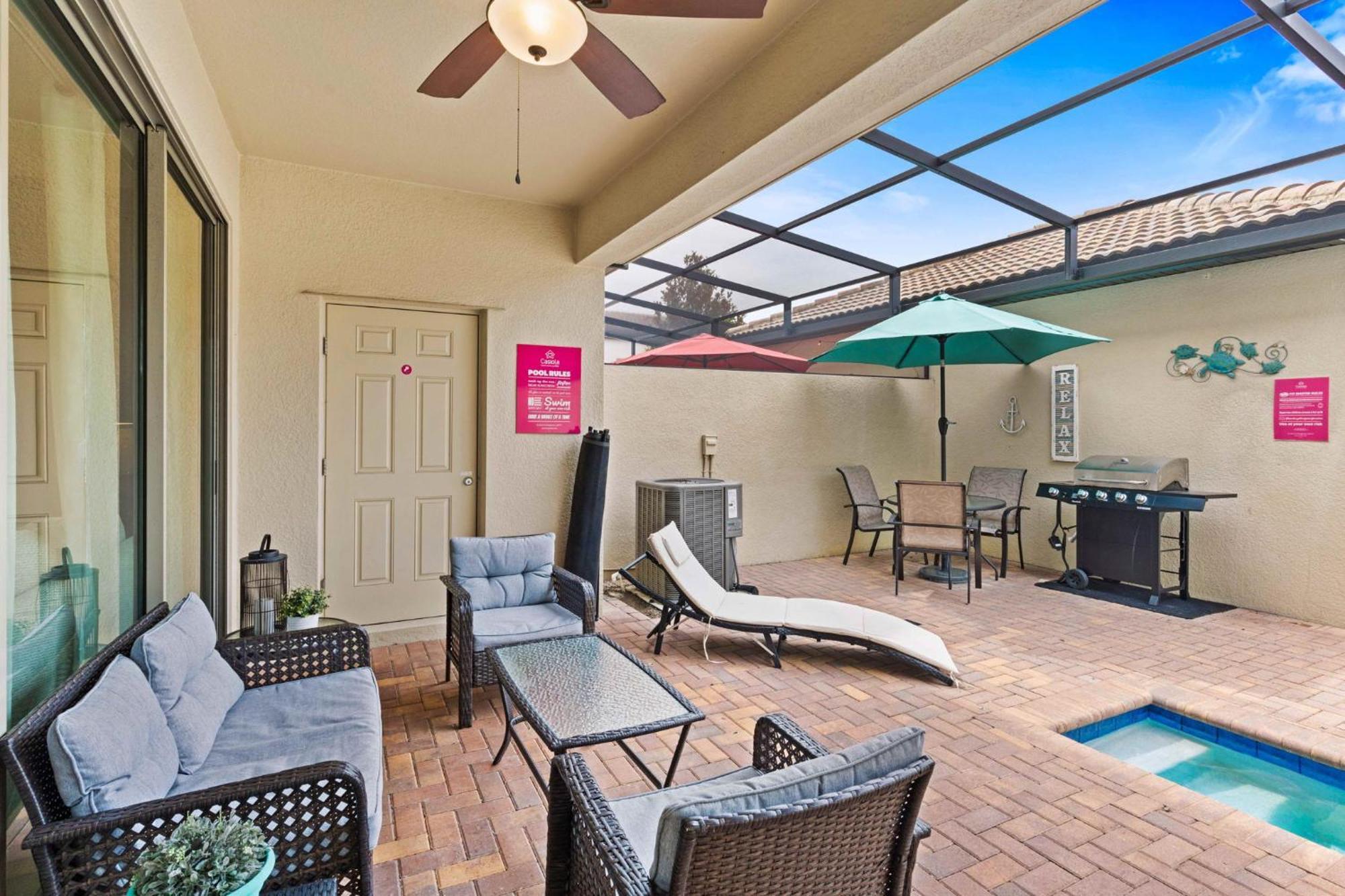 Townhome With Private Pool, Bbq & Free Waterpark Kissimmee Exterior foto
